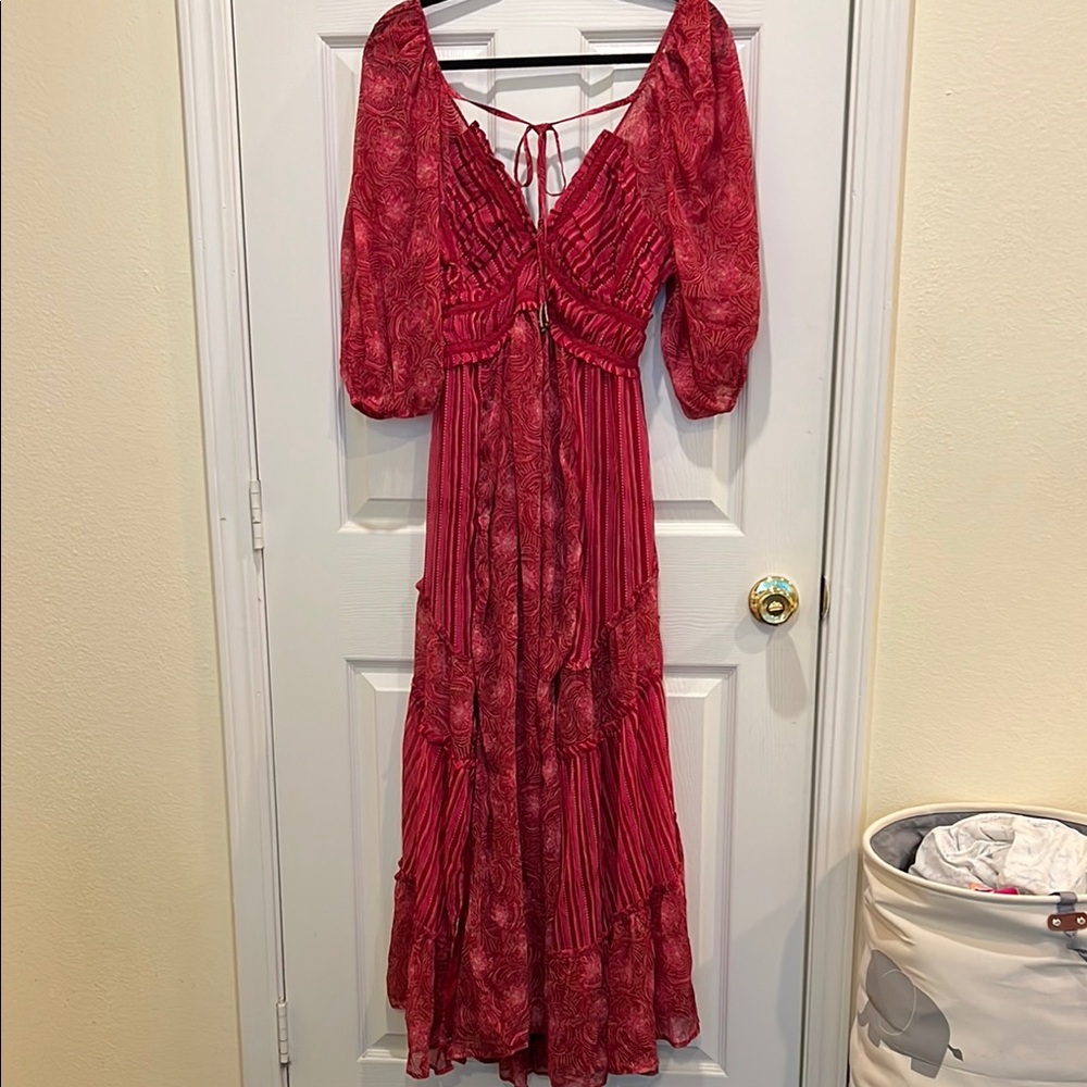 Elegant Red Women's Dress